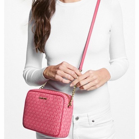 Michael kors jet set dahlia crossbody nwt - Picture 2 of 5